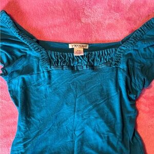 Hannah Turquoise Blouse